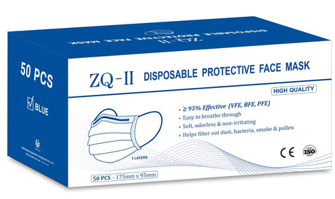 ZQ-II Disposable Protective Face Masks